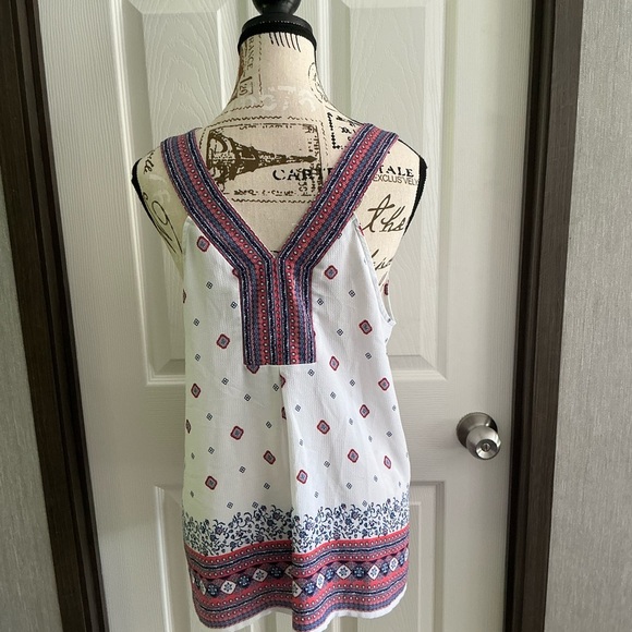 Blu Pepper Purple Graphic Relaxed Tank Top - Picture 3 of 7